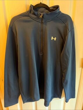Under Armour Navy Blue Half-Zip Performance Pullover